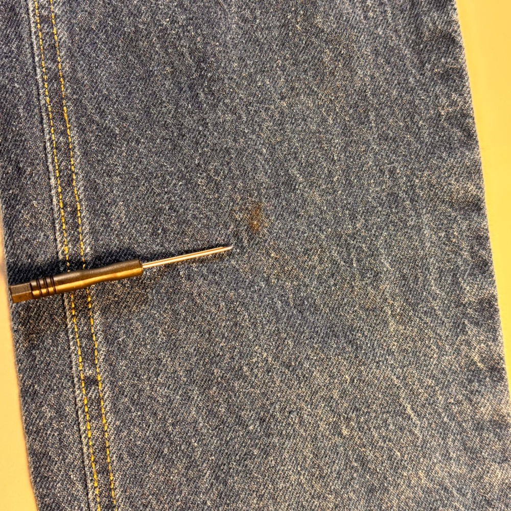 Levis 501 Mens Straight Leg Jeans Medium Wash Blue W30 L31 Made in Mexico - Picture 11 of 13